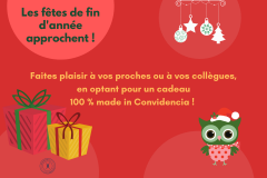 Les cadeaux de fin d'année 100% Convidencia !